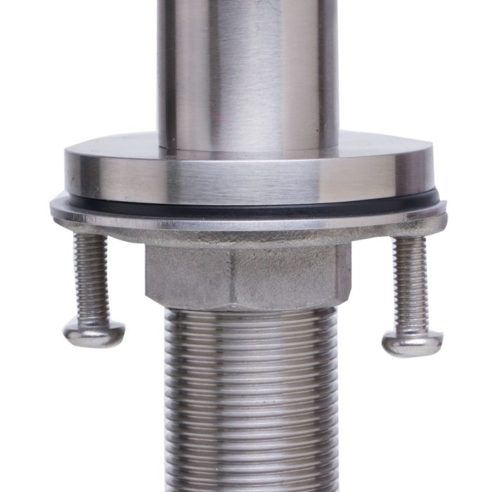 Solid Stainless Steel Single Hole Soap Dispenser Pump