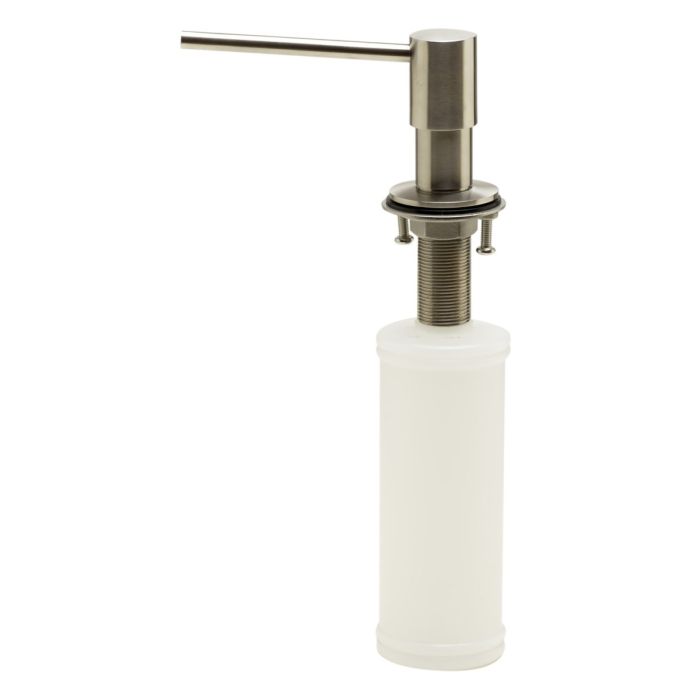 Ultra Modern Round Solid Stainless Steel Soap Dispenser