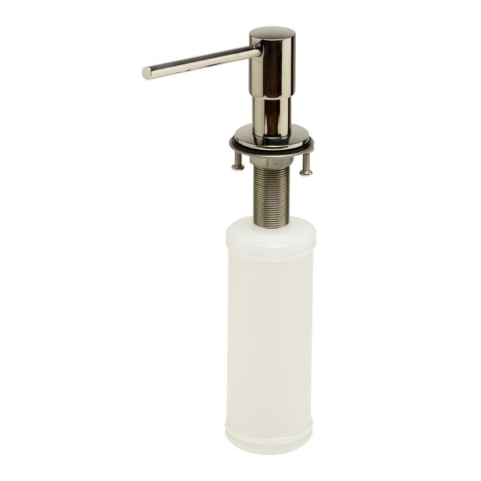 Ultra Modern Round Solid Stainless Steel Soap Dispenser