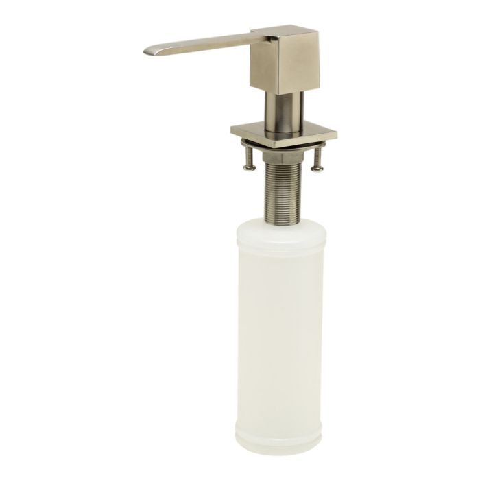 Ultra Modern Square Solid Stainless Steel Soap Dispenser