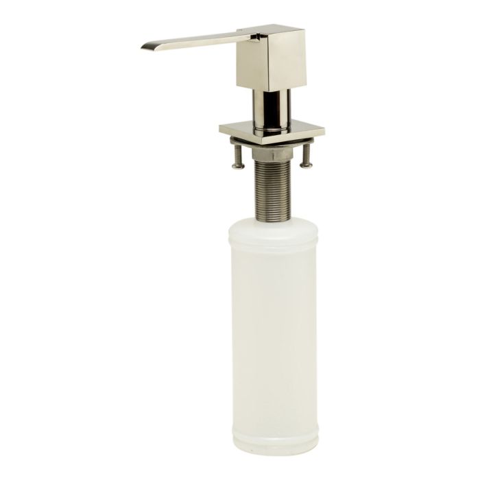 Ultra Modern Square Solid Stainless Steel Soap Dispenser