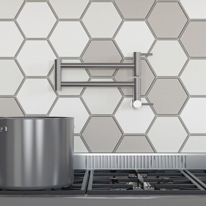 Stainless Steel Retractable Pot Filler Faucet