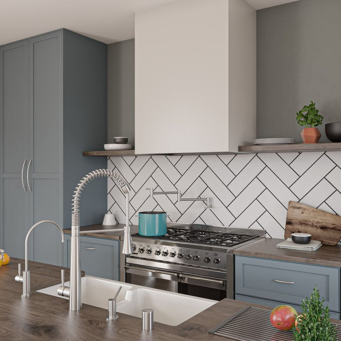 Stainless Steel Retractable Pot Filler Faucet