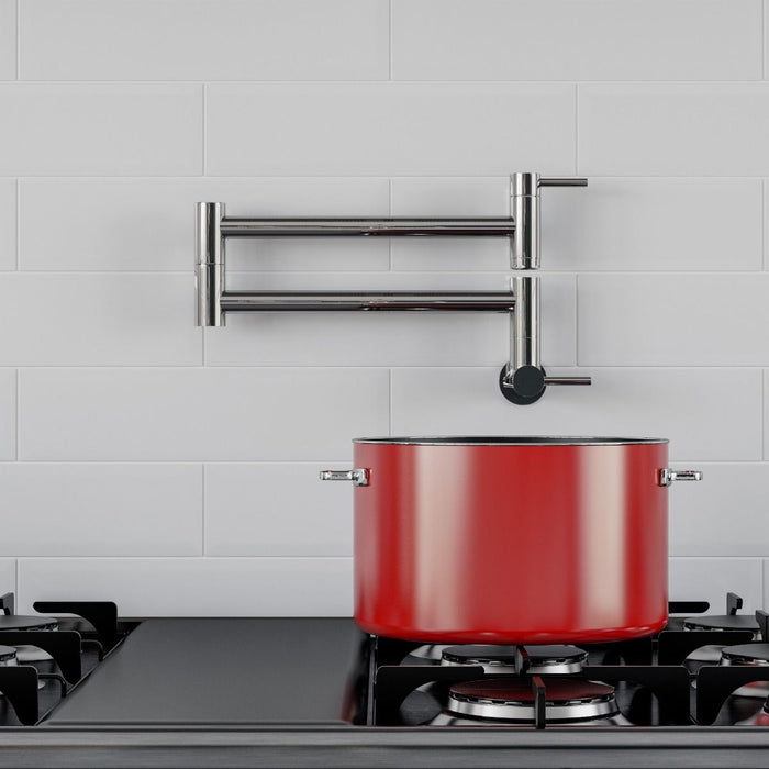 Stainless Steel Retractable Pot Filler Faucet