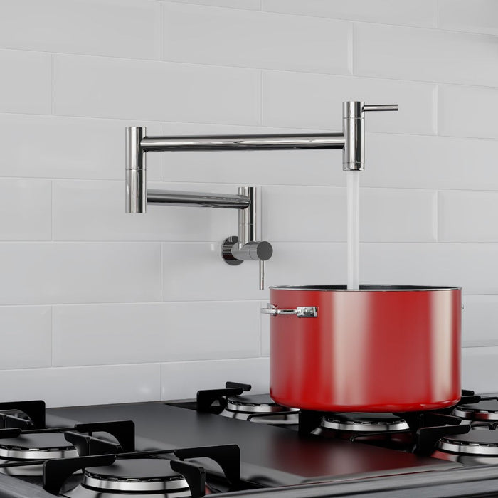Stainless Steel Retractable Pot Filler Faucet