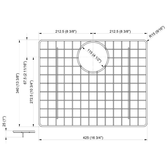 Stainless Steel Grid for AB2420DI and AB2420UM