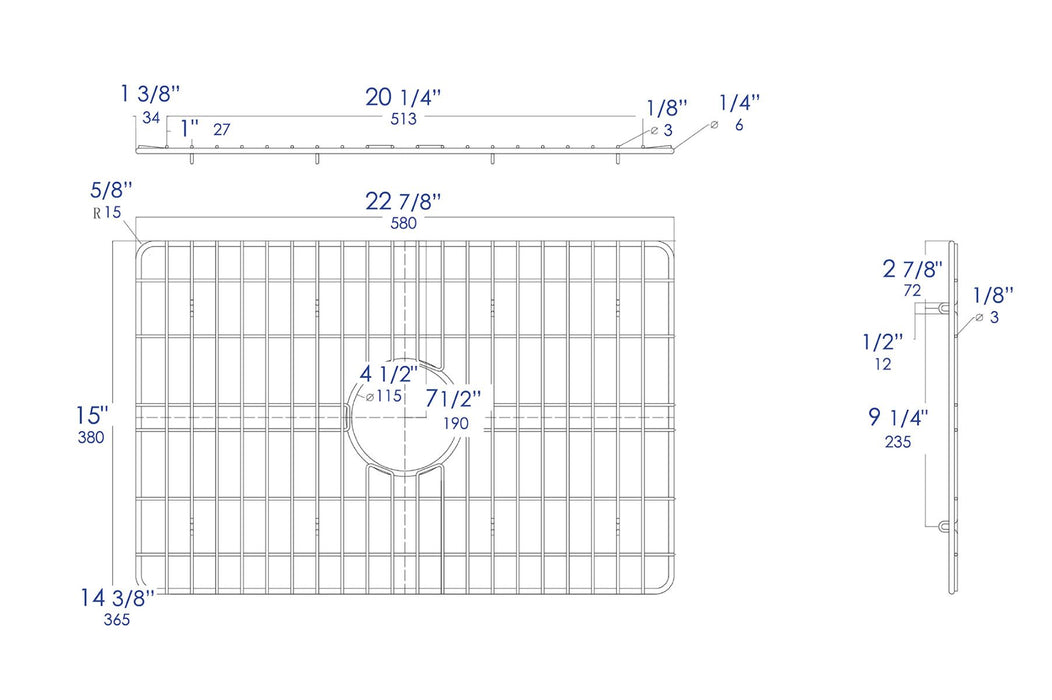 Stainless Steel Grid for ABF2718UD