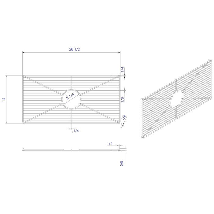 Stainless Steel Kitchen Sink Grid For AB3318SB