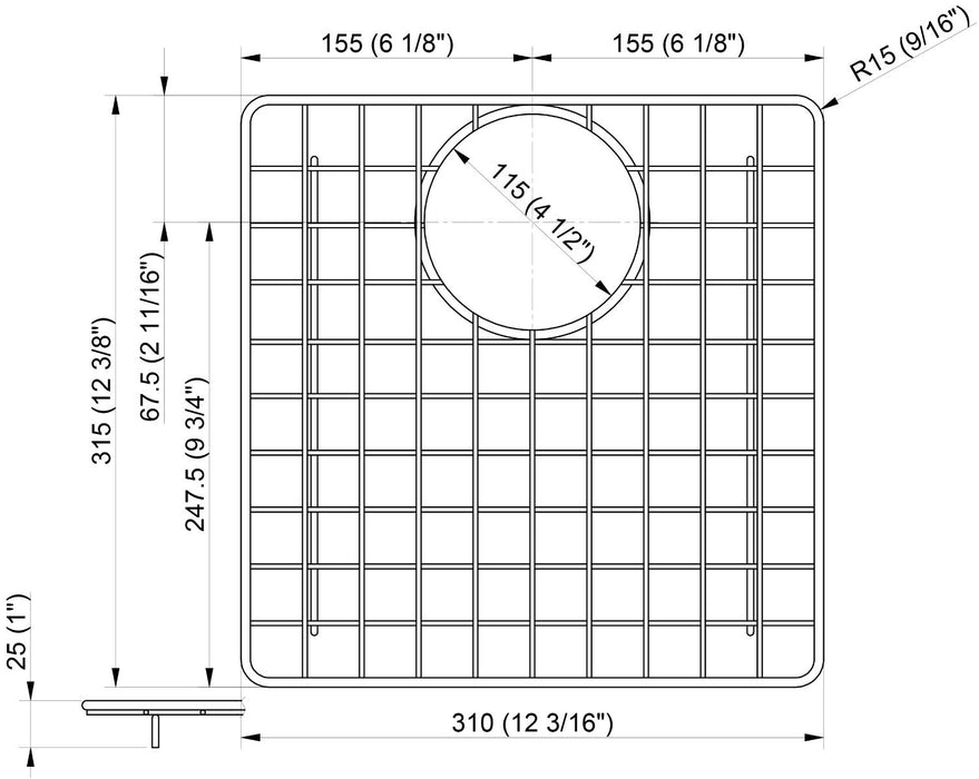 Stainless Steel Grid for AB3420DI and AB3420UM