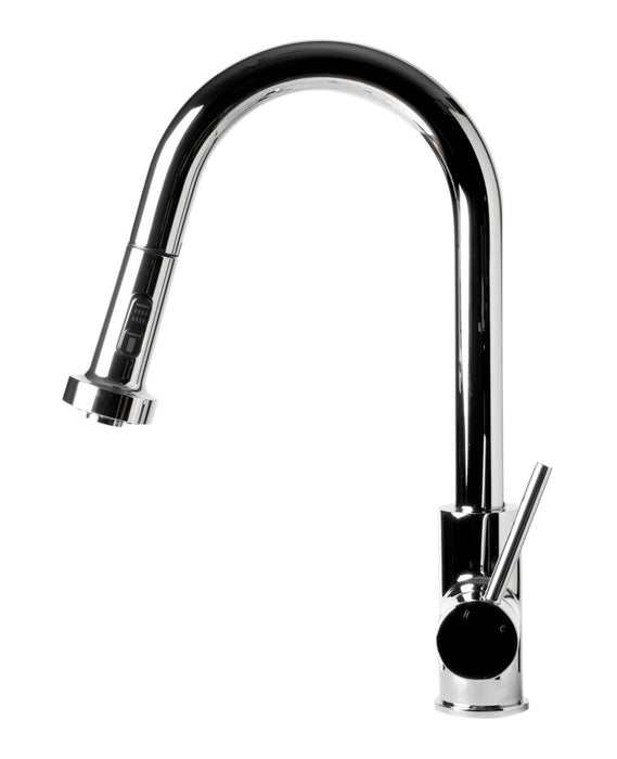 Sensor Gooseneck Pull Down Kitchen Faucet