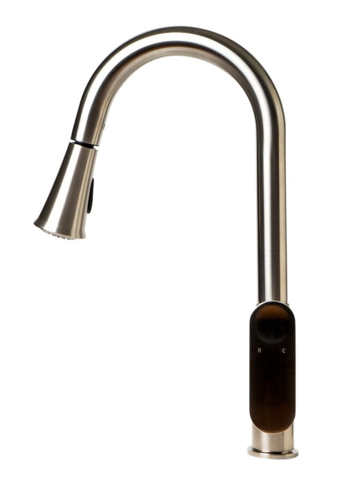 Gooseneck Pull Down Kitchen Faucet