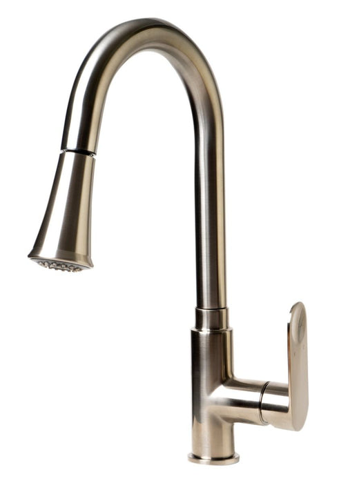 Gooseneck Pull Down Kitchen Faucet