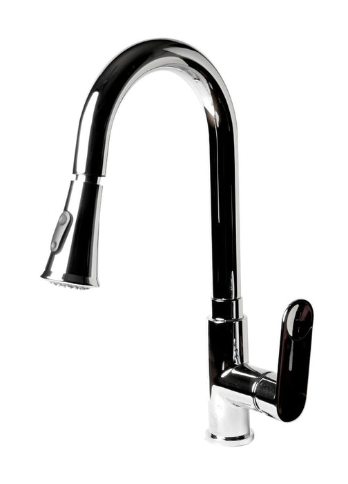 Gooseneck Pull Down Kitchen Faucet