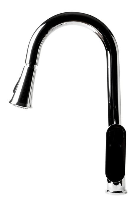Gooseneck Pull Down Kitchen Faucet