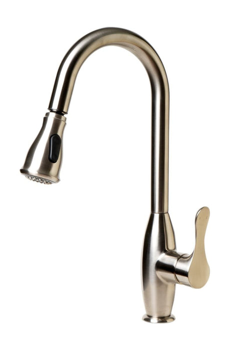 Traditional Gooseneck Pull Down Kitchen Faucet