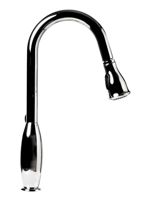 Traditional Gooseneck Pull Down Kitchen Faucet