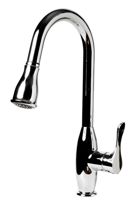 Traditional Gooseneck Pull Down Kitchen Faucet