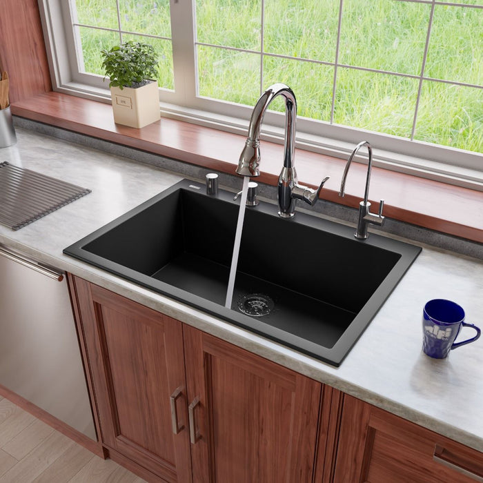 Traditional Gooseneck Pull Down Kitchen Faucet