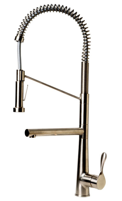 Double Spout Commercial Spring Kitchen Faucet