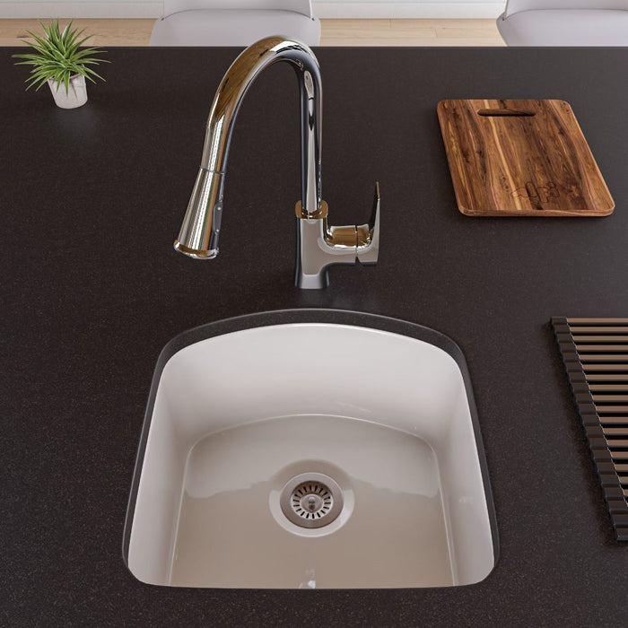 Square Gooseneck Pull Down Kitchen Faucet