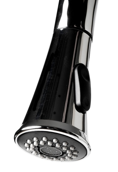 Square Gooseneck Pull Down Kitchen Faucet