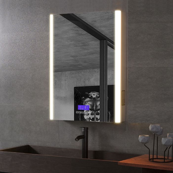 Single Door LED Light Bluetooth Medicine Cabinet