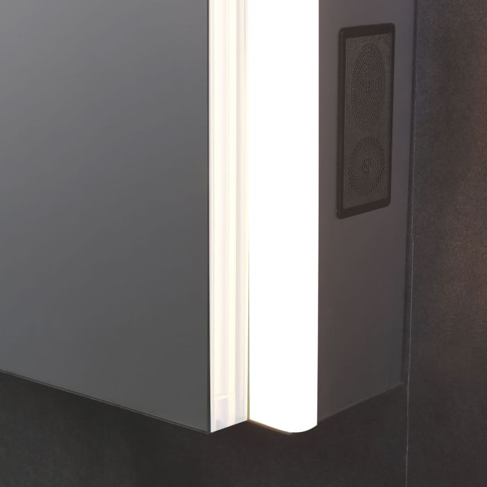 Single Door LED Light Bluetooth Medicine Cabinet