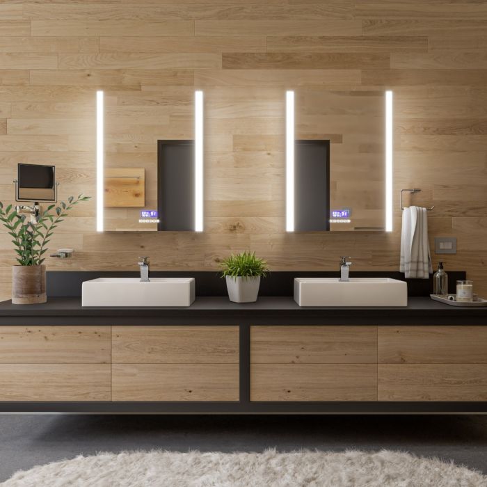 Single Door LED Light Bluetooth Medicine Cabinet