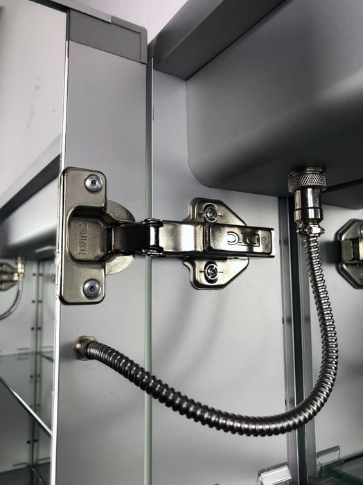 26" x 30" Double Door LED Light Bluetooth Medicine Cabinet