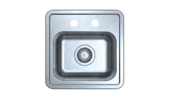 ESI BAR-15 Single Bowl Bar Prep Sink 15" view 1