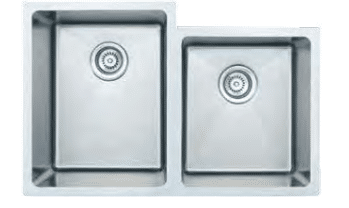 ESI S265 Handmade 60/40 Double Bowl Stainless Steel Sink