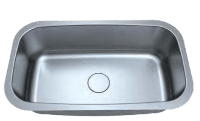 ESI S380 Large Single Bowl Stainless Steel Sink 16ga view 1