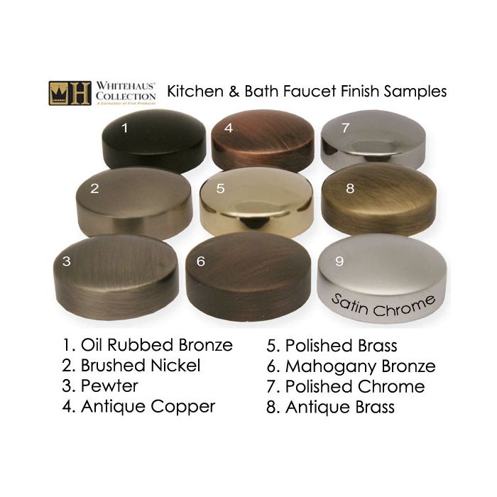 Whitehaus 3 1/2'' Kitchen Fireclay Sink Brass Basket Strainer