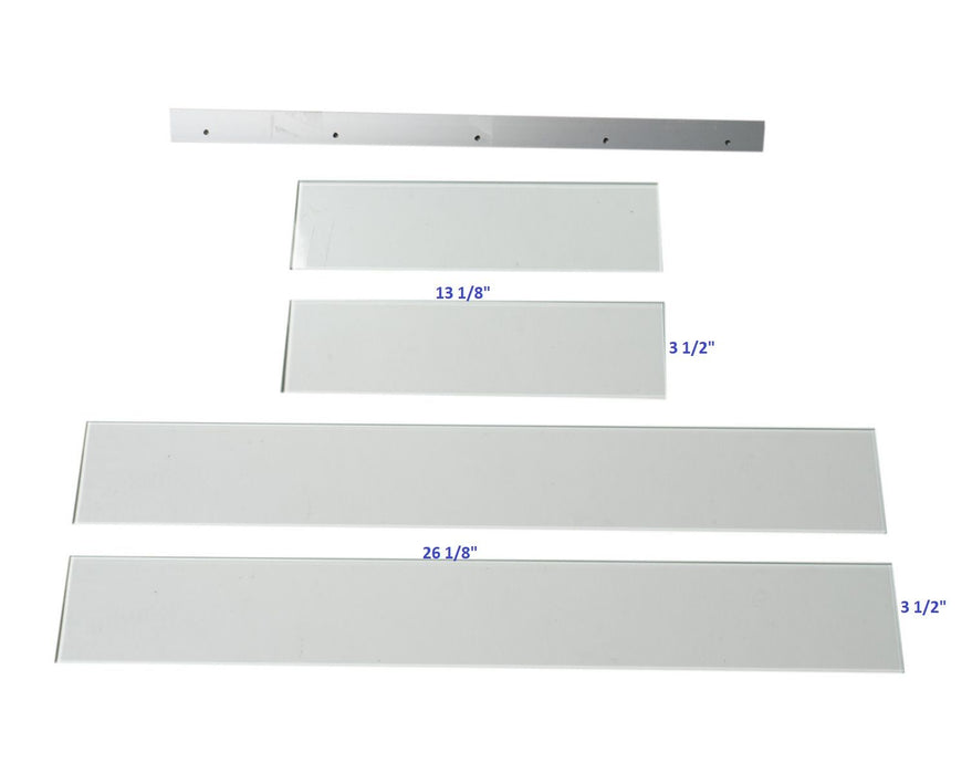 42" x 28" Triple Door LED Light Bluetooth Medicine Cabinet