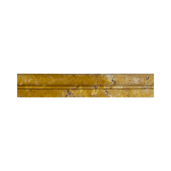Gold One Step Chair Rail - Bravo Tile