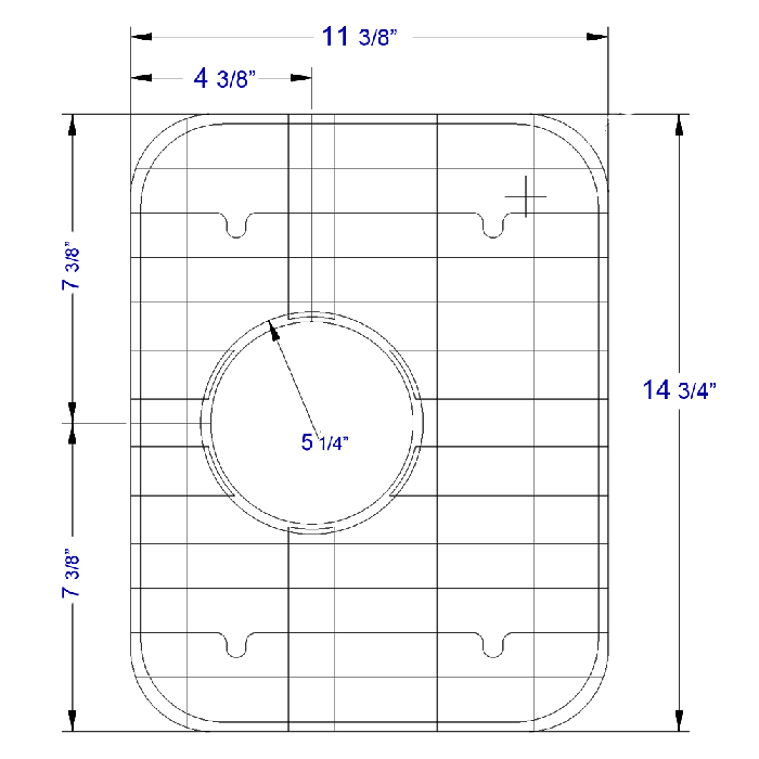 Small Stainless Steel Grid for AB4019 Kitchen Sink