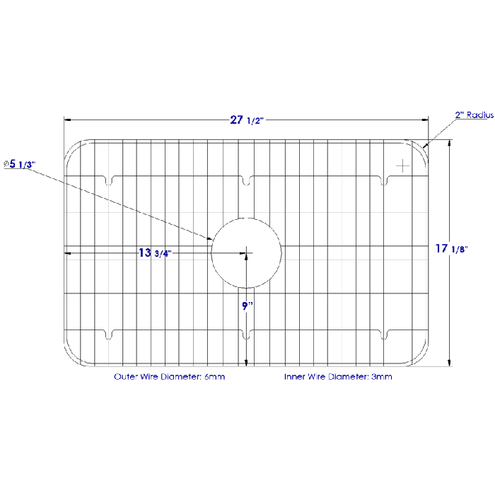 Stainless Steel Protective Grid for AB510 Kitchen Sink