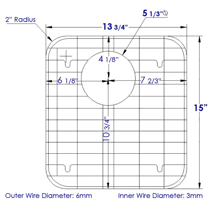 Stainless Steel Protective Grid for AB512 Kitchen Sink