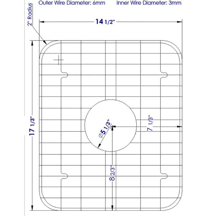 Stainless Steel Protective Grid for Sink