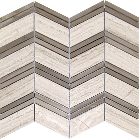 Haisa Light Chevron - Bravo Tile