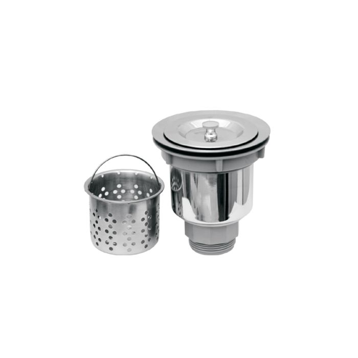 Whitehaus 3 1/2'' Stainless Steel Kitchen Sink Basket Strainer
