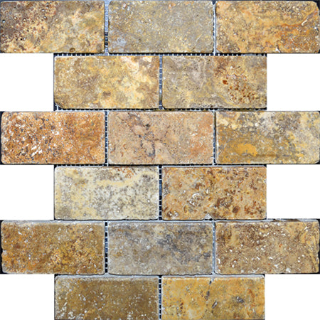 Scabos Tumbled 2 X4 - Bravo Tile