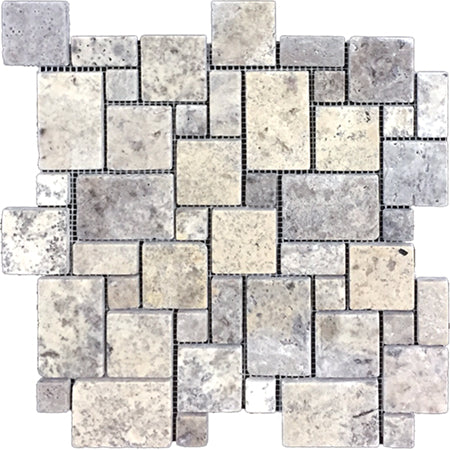Silver Micro Mini Pattern - Bravo Tile