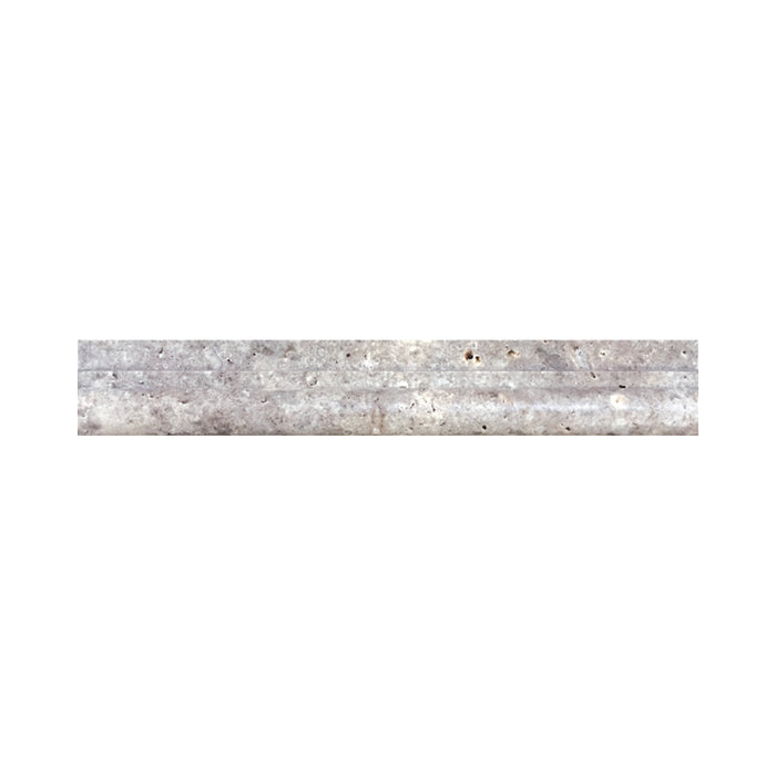 Silver One Step Chair Rail - Bravo Tile