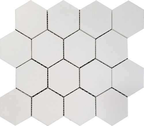 Thassos 3 X3 Hexagon - Bravo Tile