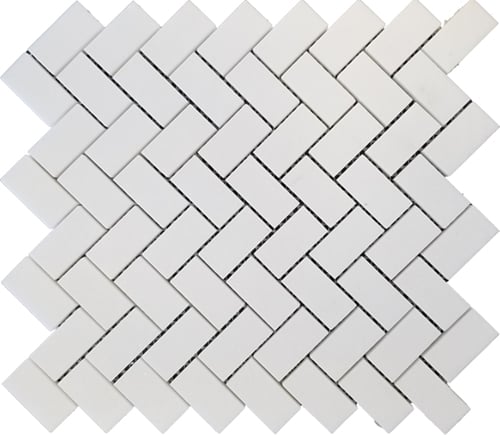 Thassos Herringbone - Bravo Tile