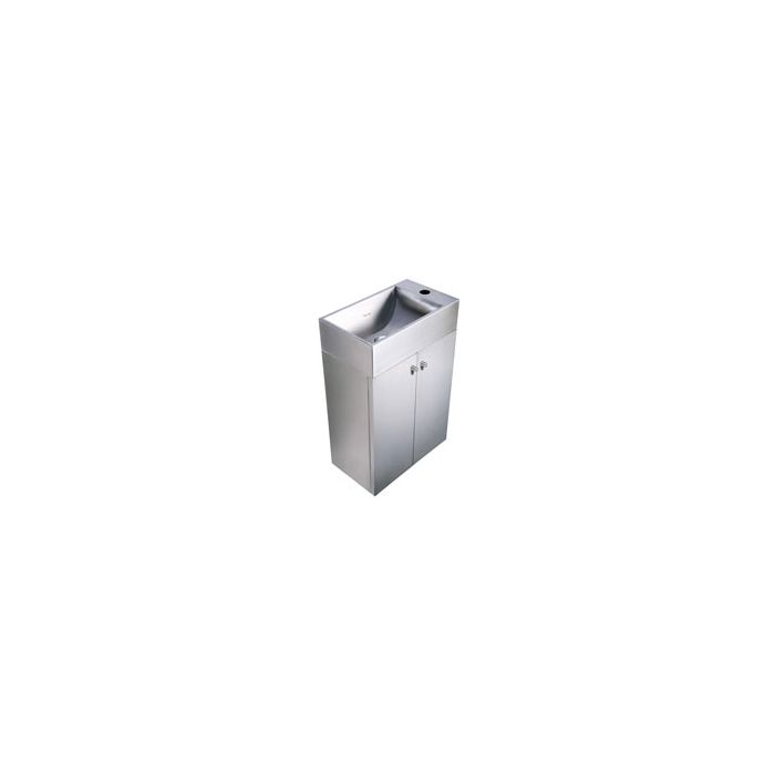 Whitehaus  Wall Hung Stainless Steel Vanity