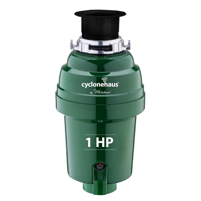 Whitehaus  High Efficiency Garbage Disposal with Stainless Steel Flange and Quiet Operation