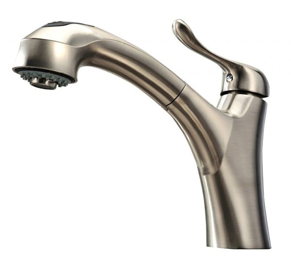 Whitehaus Single Hole Faucet With Pull Out Spray