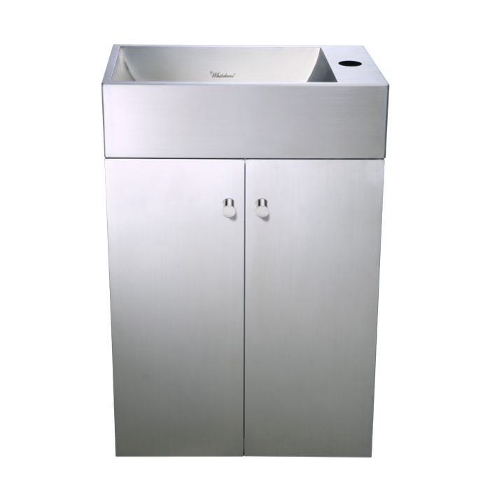 Whitehaus  Wall Hung Stainless Steel Vanity